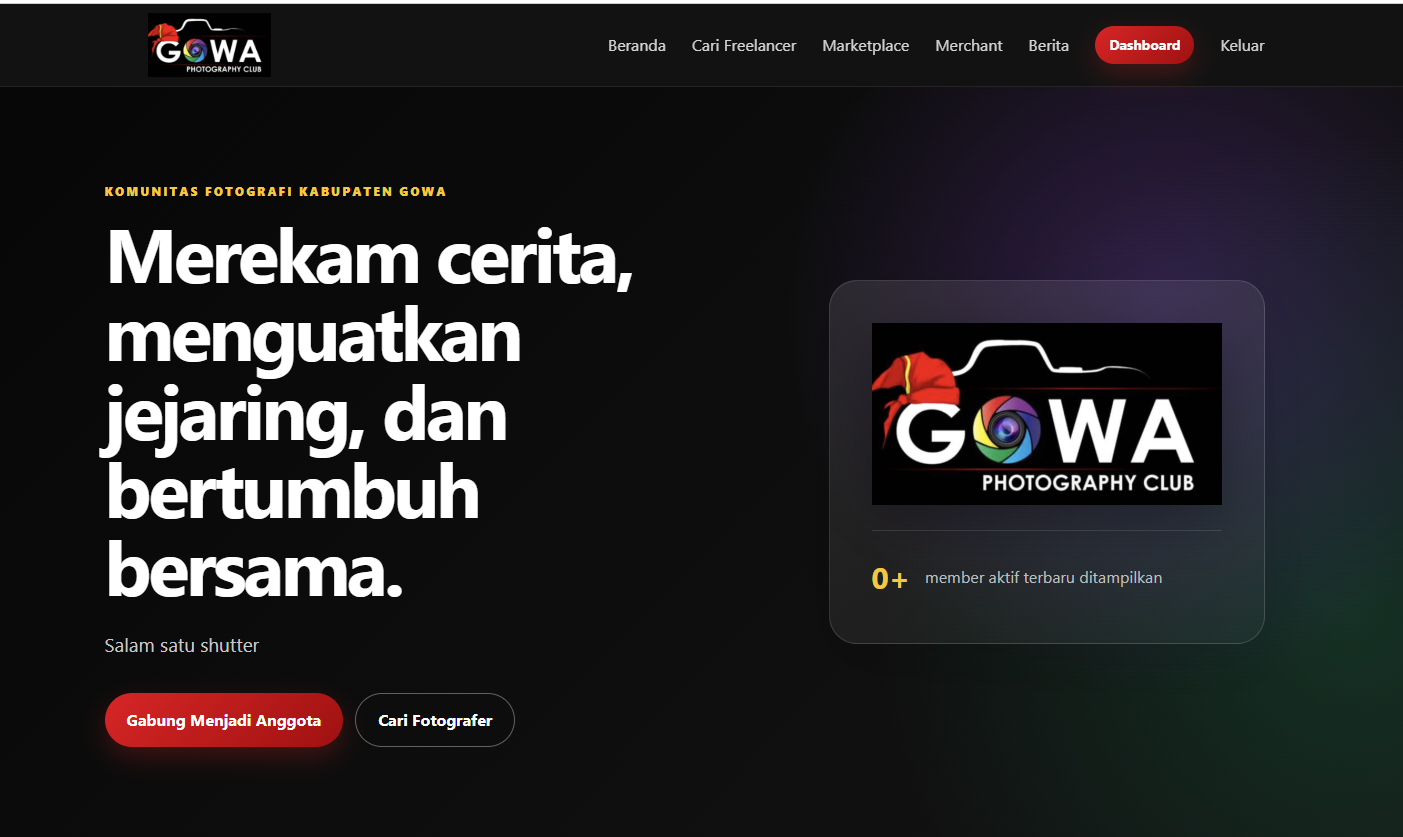 Gowa Photography Club Resmi Luncurkan Website sebagai Pusat Informasi dan Kolaborasi Fotografer